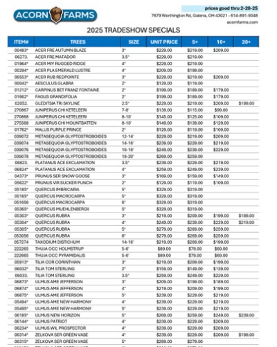 Trade Show Specials